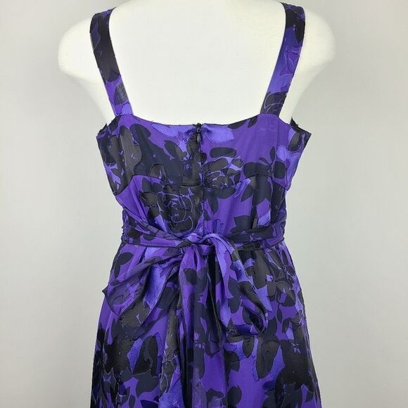 RIPE maternity silk blend empire waist midi dress Medium - Picture 9 of 16